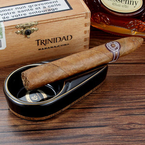 Ceramic Cigar Ashtray holds 1 Cigar