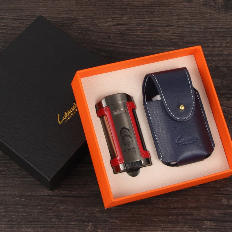 LUBINSKI Torch Lighter w/ Case and Gift Box