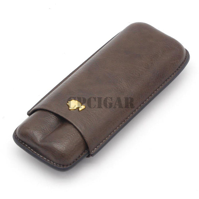 COHIBA Classic Leather Travel Cigar Case - The Cigars Club